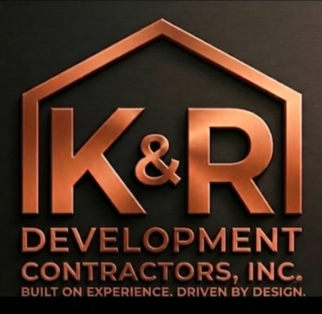 K&R Development Contractors copper logo
